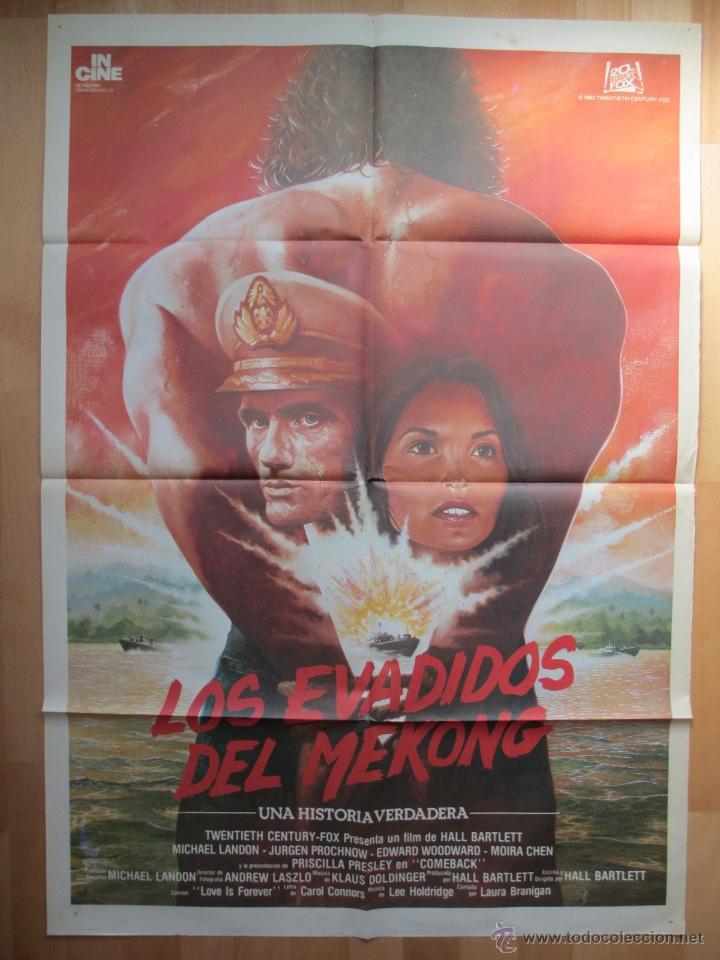 Cinema: CARTEL CINE, LOS EVADIDOS DEL MEKONG, MICHAEL LANDON, JURGEN PROCHNOW, C621