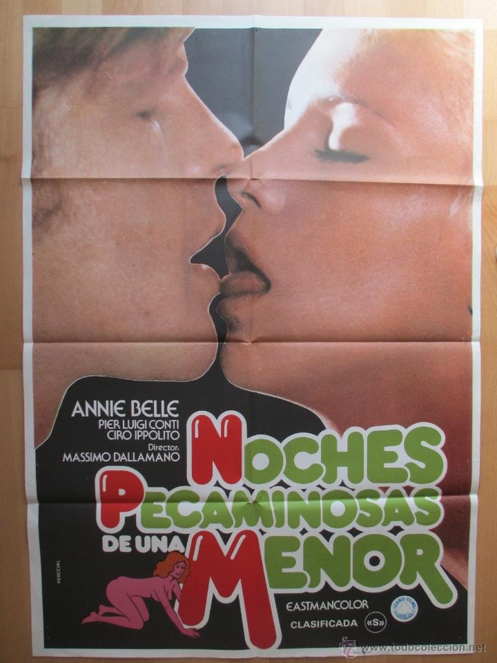Cinema: CARTEL CINE, NOCHES PECAMINOSAS DE UNA MUJER, ANNIE BELLE, 1978, C652