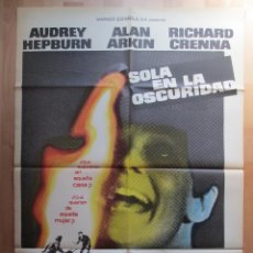Cine: CARTEL CINE, SOLA EN LA OSCURIDAD, AUDREY HEPBURN, ALAN ARKIN, RICHARD CRENNA, 1980, C674