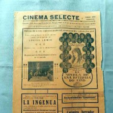 Cine: LA NOVELA DE UNA ESTRELLA DE CINE 1928 MARION MACK ALICE IN MOVIELAND CINE MUDO CARTEL LOCAL . Lote 49875798
