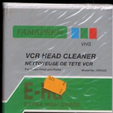 Cine: LIMPIADOR CABEZALES VIDEO VHS VCR HEAD CLEANER. Lote 49960888