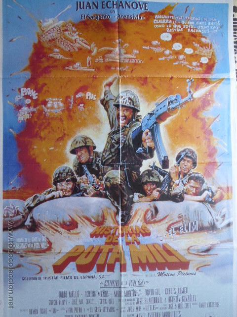 Cine: CARTEL DE CINE- MOVIE POSTER. HISTORIAS DE LA PUTA MILI. 100X70 CM