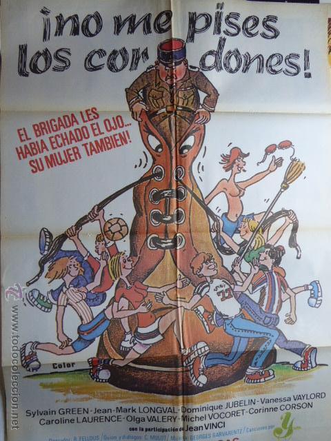 Cine: CARTEL DE CINE- MOVIE POSTER. NO ME PISES LOS CORDONES. 100X70 CM