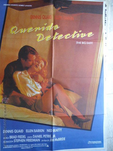 Cinema: CARTEL DE CINE- MOVIE POSTER. QUERIDO DETECTIVE. 100X70 CM