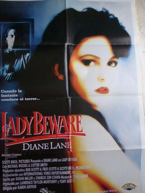 Cinema: CARTEL DE CINE- MOVIE POSTER. LADY BEWARE. 100X70 CM