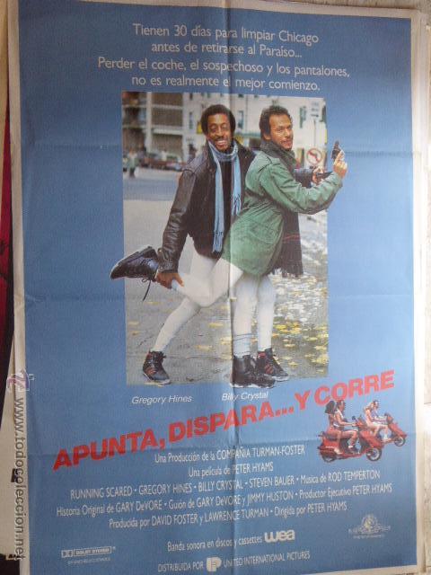 Cine: CARTEL DE CINE- MOVIE POSTER.APUNTA DISPARA... Y CORRE. 100X70 CM