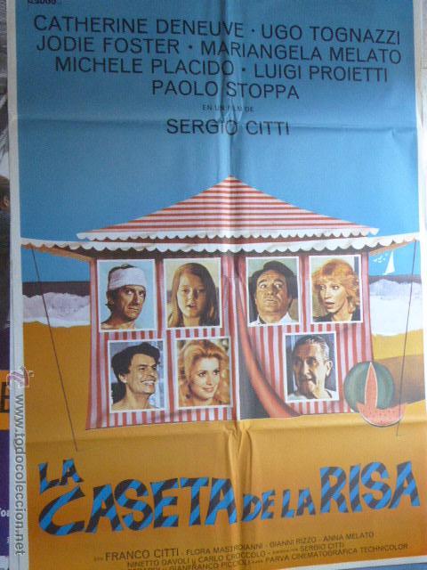 Cine: CARTEL DE CINE- MOVIE POSTER. LA CASETA DE LA RISA. 100X70 CM