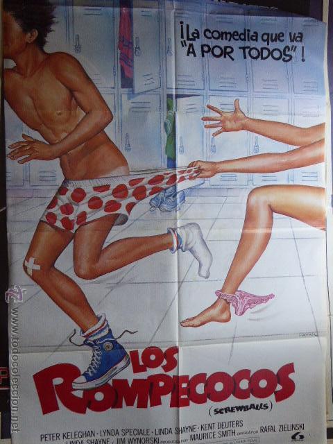 Cine: CARTEL DE CINE- MOVIE POSTER. LOS ROMPECOCOS. 100X70 CM