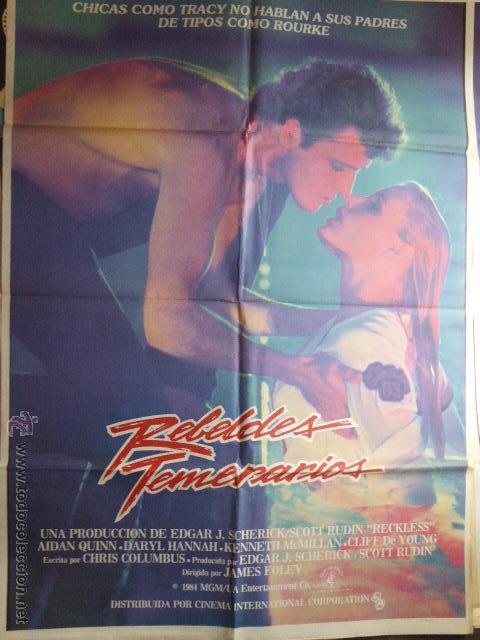 Cinema: CARTEL DE CINE- MOVIE POSTER. REBELDES TEMERARIOS. 100X70 CM