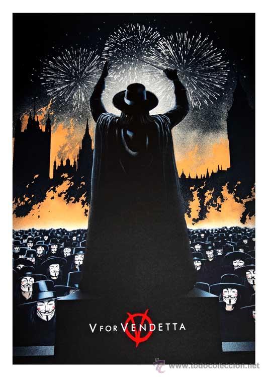 Lamina Poster Pelicula V De Vendetta Cartel De Buy Science
