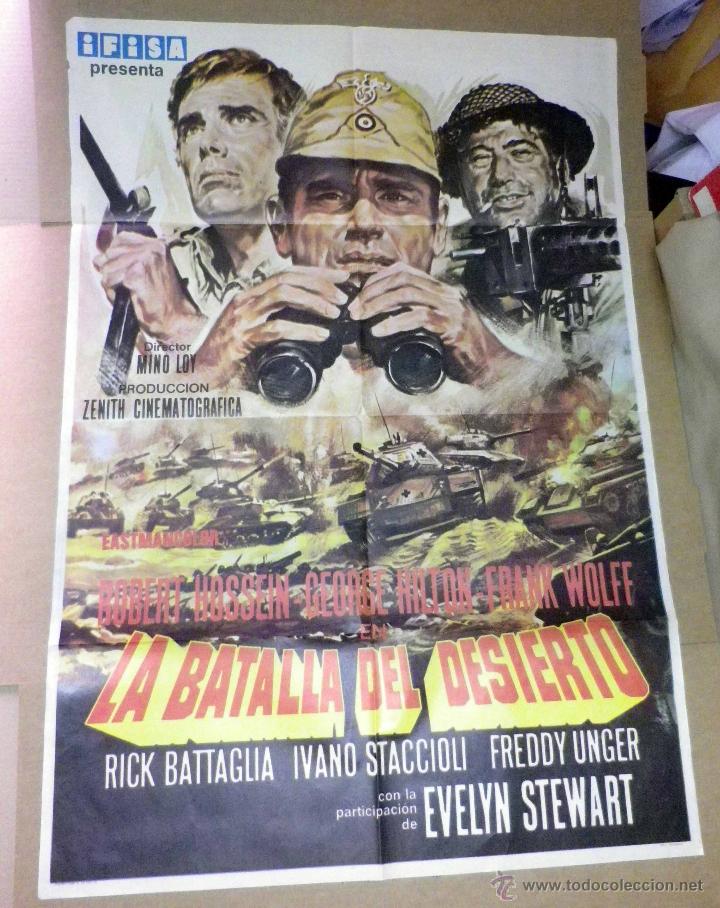 Antiguo Cartel Original Cine La Batalla De De Comprar Carteles Y Posters De Películas De