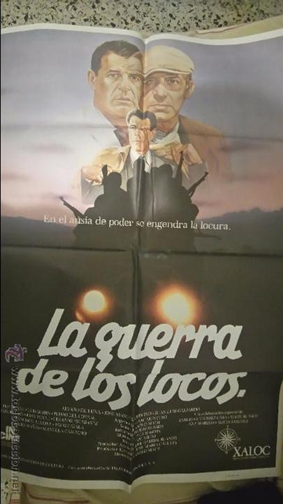 Cinema: LA GUERRA DE LOS LOCOS. ORIGINAL. CARTEL POSTER 70 X 100