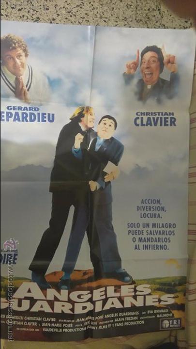 Cin&eacute;ma: ANGELES GUARDIANES. CARTEL POSTER. ORIGINAL 70 X 100
