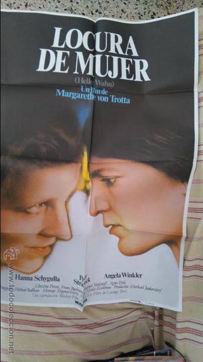 Cin&eacute;ma: LOCURA DE MUJER. POSTER. CARTEL. ORIGINAL. ESTRENO. 70 X 100. BUEN ESTADO. RARO