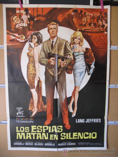 Cin&eacute;ma: POSTER1482 LOS ESPIAS MATAN EN SILENCIO