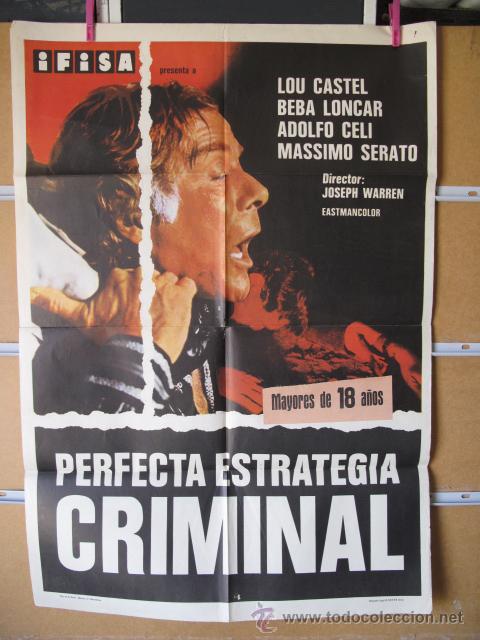 Kino: POSTER1309 PERFECTA ESTRATEGIA CRIMINAL