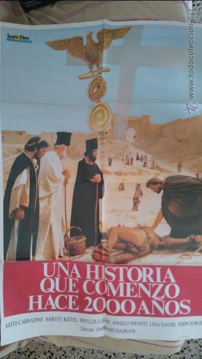 Cinema: UNA HISTORIA QUE COMENZ&Oacute; HACE 2000 A&Ntilde;OS. CARTEL. POSTER. 70X100. ORIGINAL. MOVIE