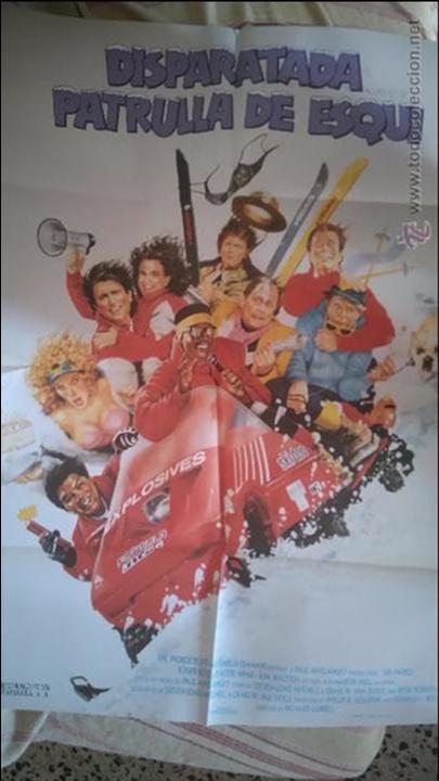 Cinema: DISPARATADA PATRULLA DE ESQU&Iacute;. POSTER. CARTEL. 70X100. ORIGINAL