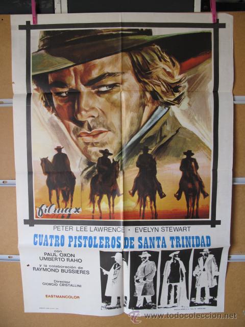 Kino: POSTER1351 CUATRO PISTOLEROS DE SANTA TRINIDAD
