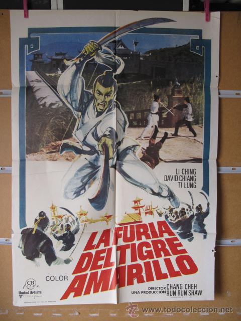 Kino: POSTER1386 LA FURIA DEL TIGRE AMARILLO