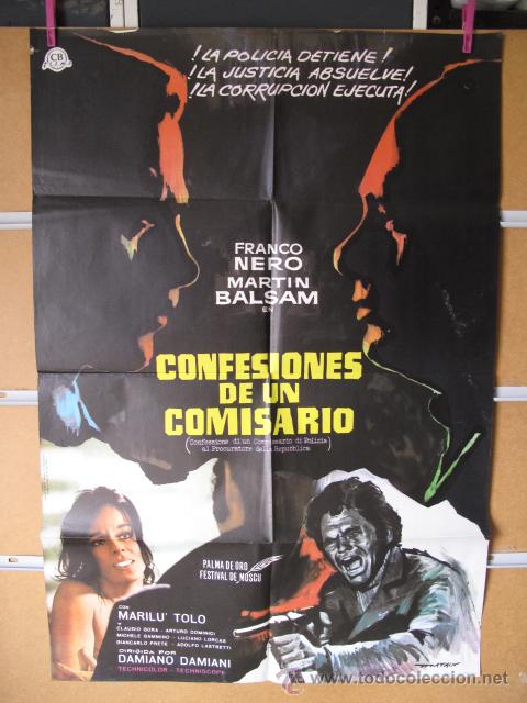 Kino: POSTER1387 CONFESIONES DE UN COMISARIO