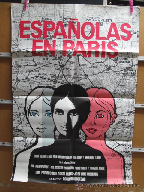 Cine: POSTER1478 ESPA&Ntilde;OLAS EN PARIS - Foto 1