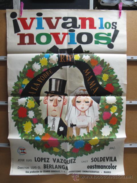 Cine: POSTER1480 VIVAN LOS NOVIOS - Foto 1