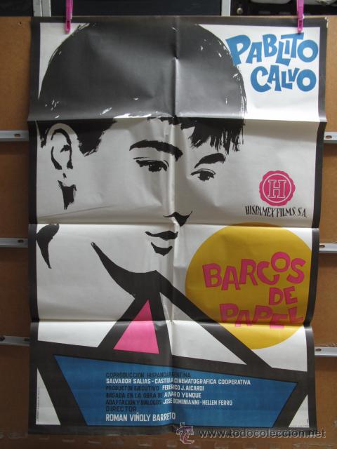Cine: POSTER1509 BARCOS DE PAPEL - Foto 1
