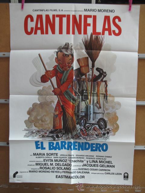Cine: POSTER1569 CANTINFLAS EL BARRENDERO - Foto 1