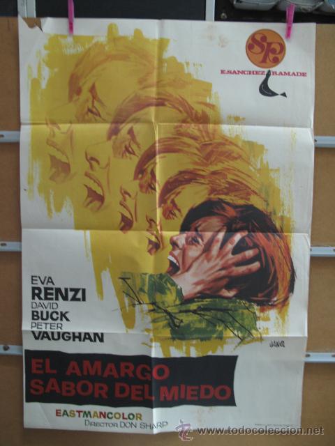 Kino: POSTER1590 EL AMARGO SABOR DEL MIEDO