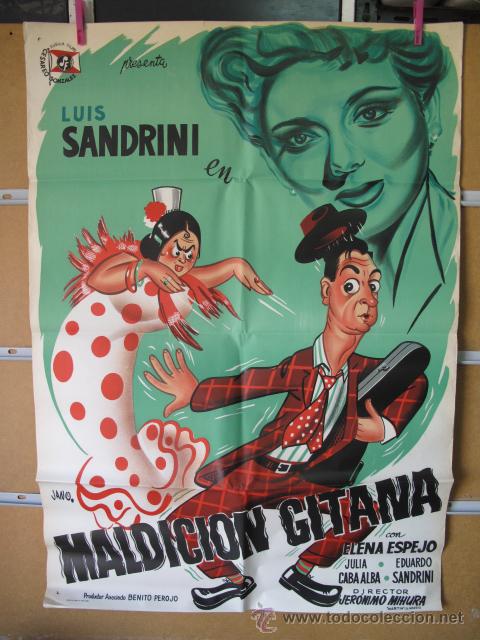 Cine: POSTER1544 MALDICION GITANA - Foto 1