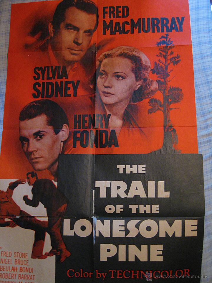 Cinema: El camino del pino solitario cartel Estados Unidos Fred MacMurray Sylvia Sidney Henry Fonda