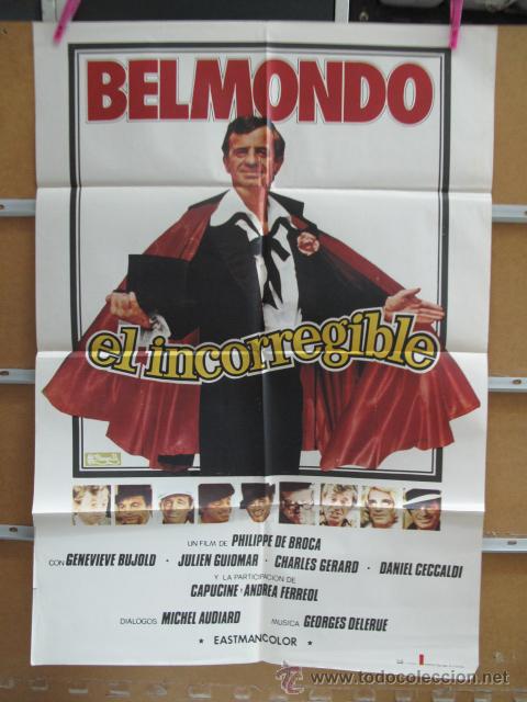 Cinema: POSTER1649 BELMONDO EL INCORREGIBLE