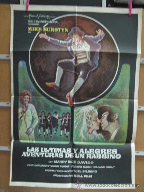 Cinema: POSTER1655 LAS ULTIMAS Y ALEGRES AVENTURAS DE UN RABBINO