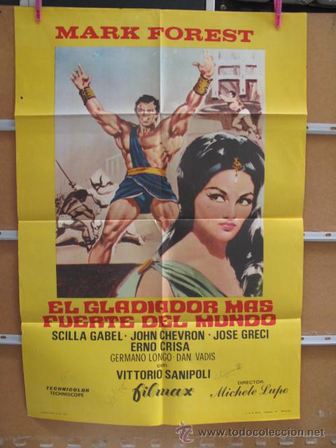 Cinema: POSTER1678 EL GLADIADOR MAS FUERTE DEL MUNDO