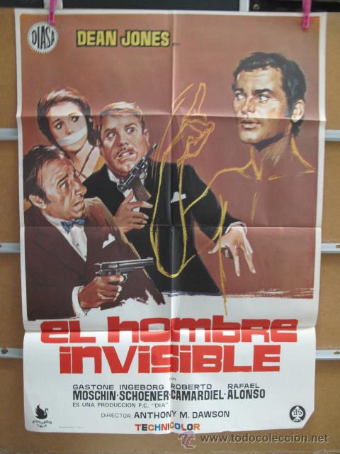 Cine: POSTER1693 EL HOMBRE INVISIBLE - Foto 1