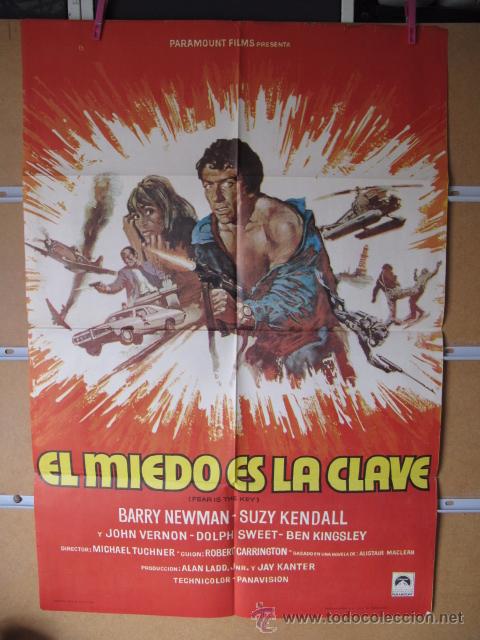 Cine: POSTER1707 EL MIEDO ES LA CLAVE - Foto 1