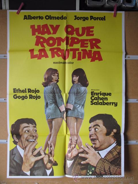 Cinema: POSTER1747 HAY QUE ROMPER LA RUTINA