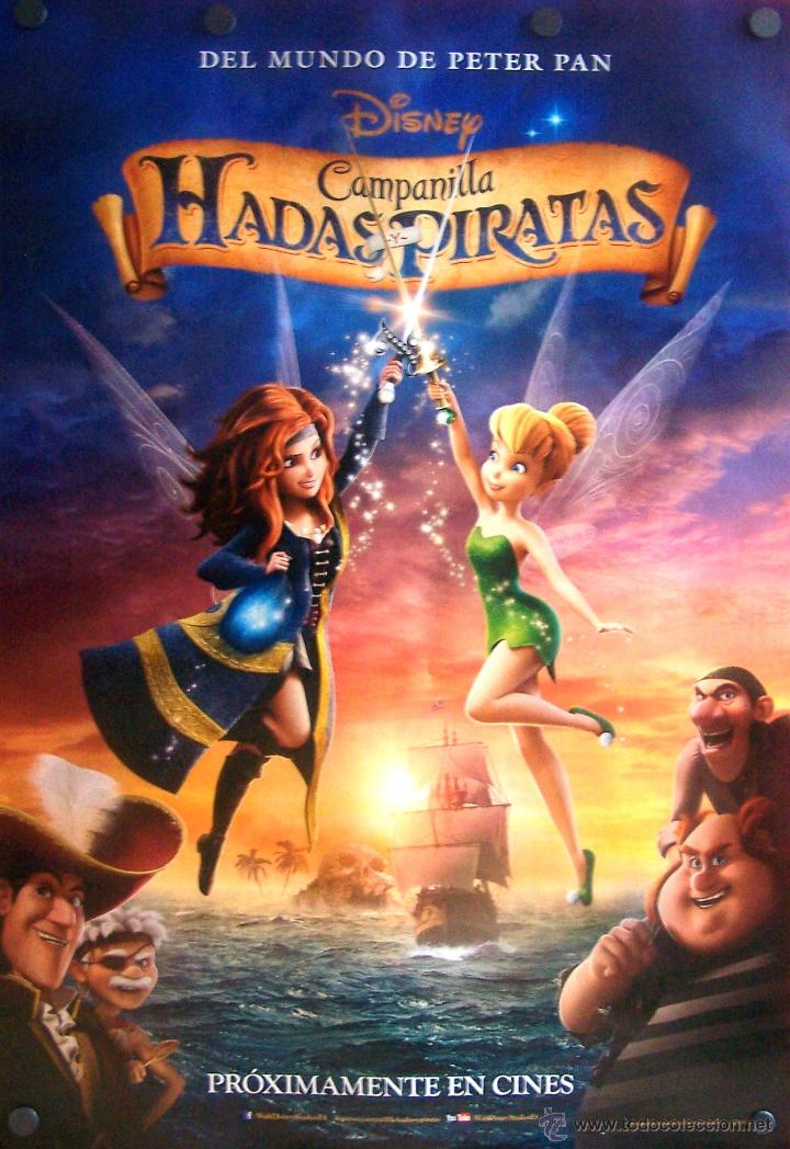 Cine: HADAS Y PIRATAS P&Oacute;STER FILM INFANTIL