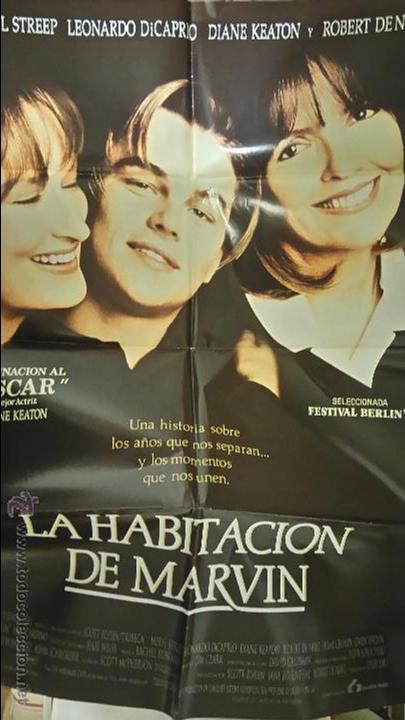 Cinema: LA HABITACI&Oacute;N DE MARVIN. POSTER ORIGINAL. 70X100. PERFECTO ESTADO