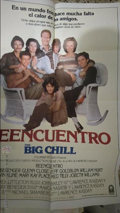 Cinema: REENCENTRO THE BIG CHILL. POSTER. CARTEL. ORIGINAL. MOVIE. 70X100