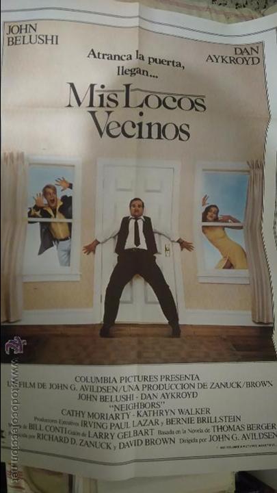 Cinema: MIS LOCOS VECINOS. CARTEL. POSTER. MOVIE. 70X100