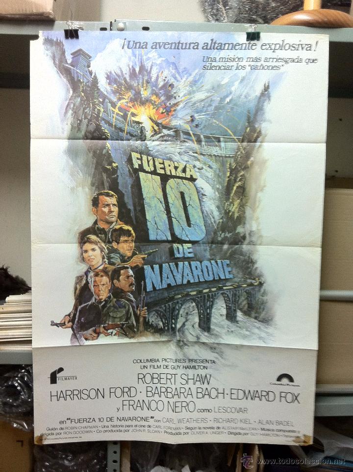 Cine: FUERZA 10 DE NAVARONE. ROBERT SHAW, HARRISON FORD, BARBARA BACH