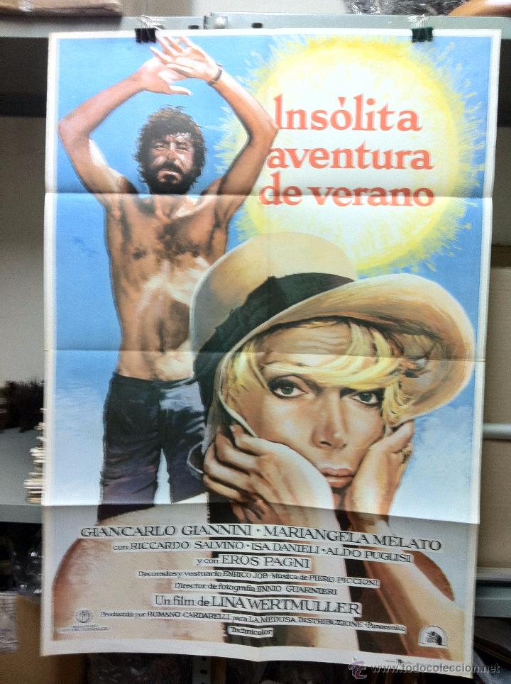 Cin&eacute;ma: INS&Oacute;LITA AVENTURA DE VERANO, CARTEL DE CINE ORIGINAL