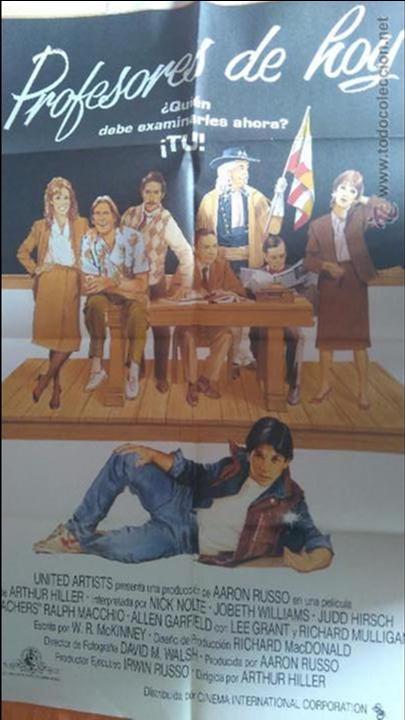 Cin&eacute;ma: PROFESORES DE HOY. CARTEL O POSTER. ORIGINAL. 70X100