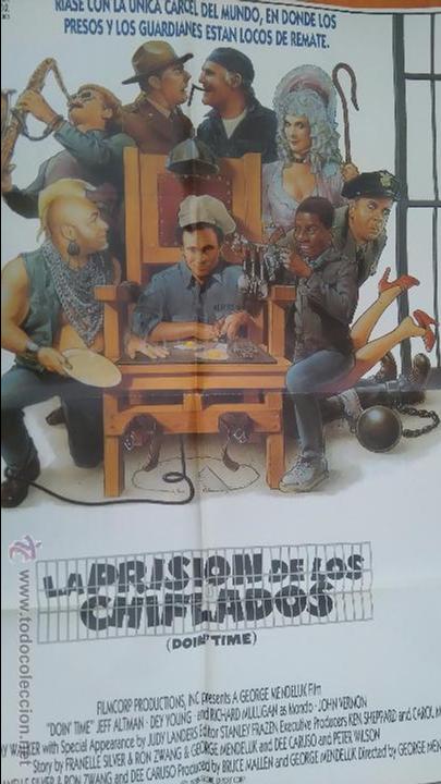 Cinema: LA PRISI&Oacute;N DE LOS CHIFLADOS. POSTER. CARTEL. MOVIE. ORIGINAL. 70X100