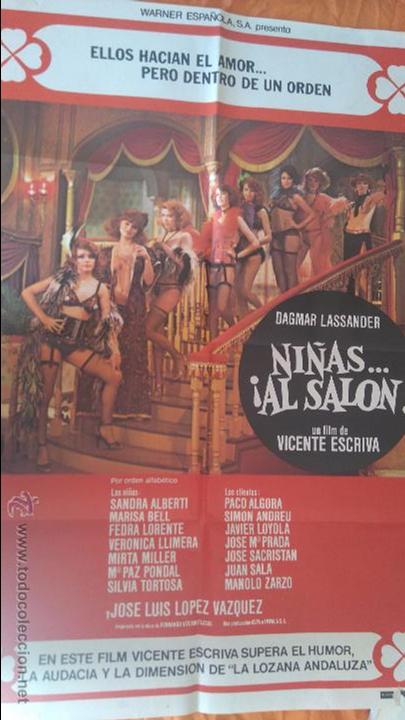 Cinema: NI&Ntilde;AS... AL SAL&Oacute;N. POSTER. CARTEL. MOVIE. ORIGINAL. 70X100