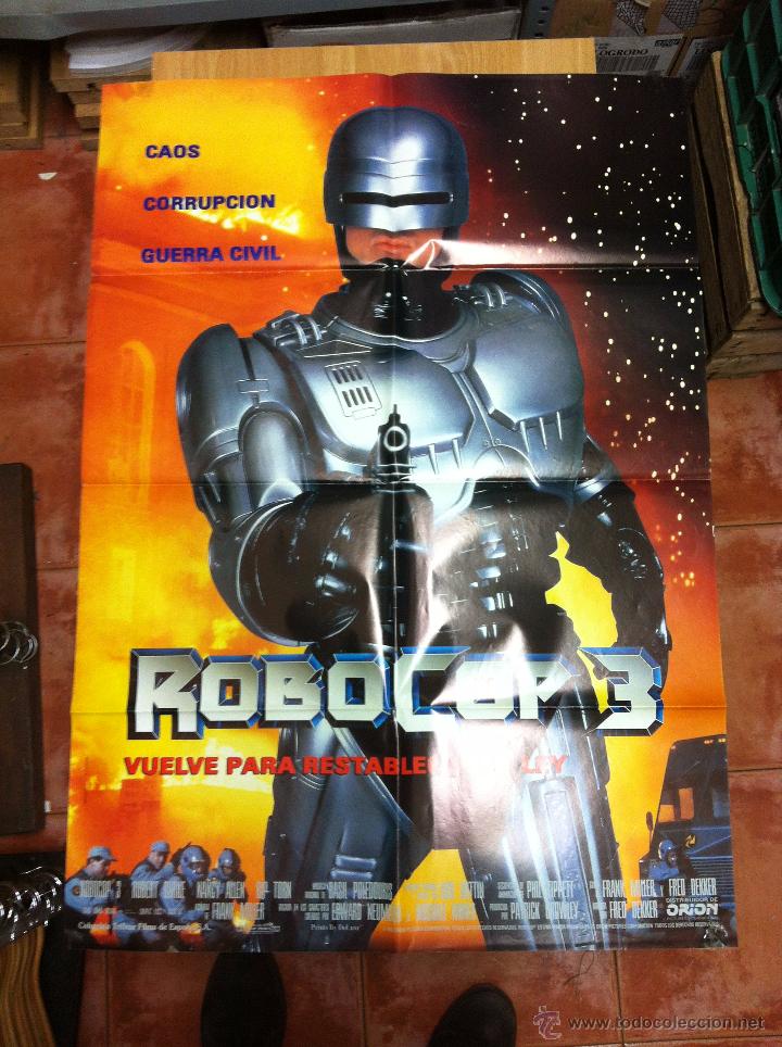 Cine: ROBOCOP 3 CARTEL ORIGINAL - Foto 1