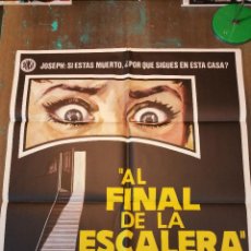 Cine: CARTEL ORIGINAL DEL CLÁSICO AL FINAL DE LA ESCALERA