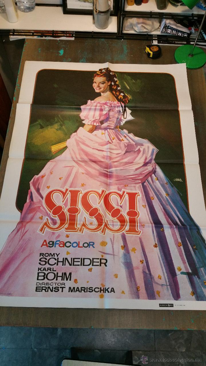 Kino: cartel original de Sissi con Romy Schneider